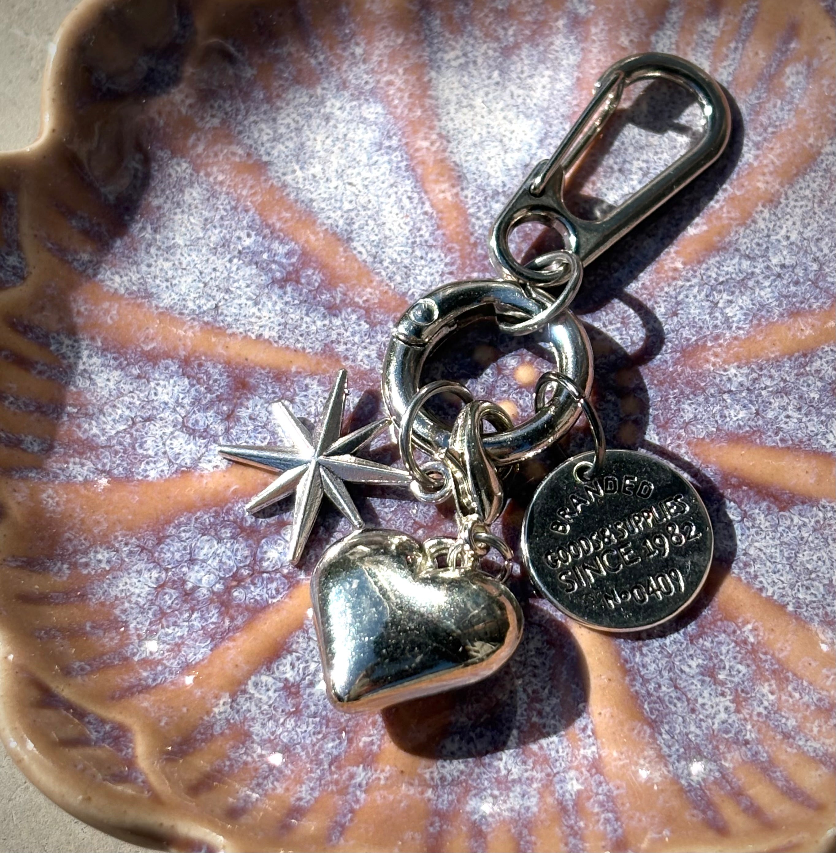 Karmic Heart Keychain / Charm