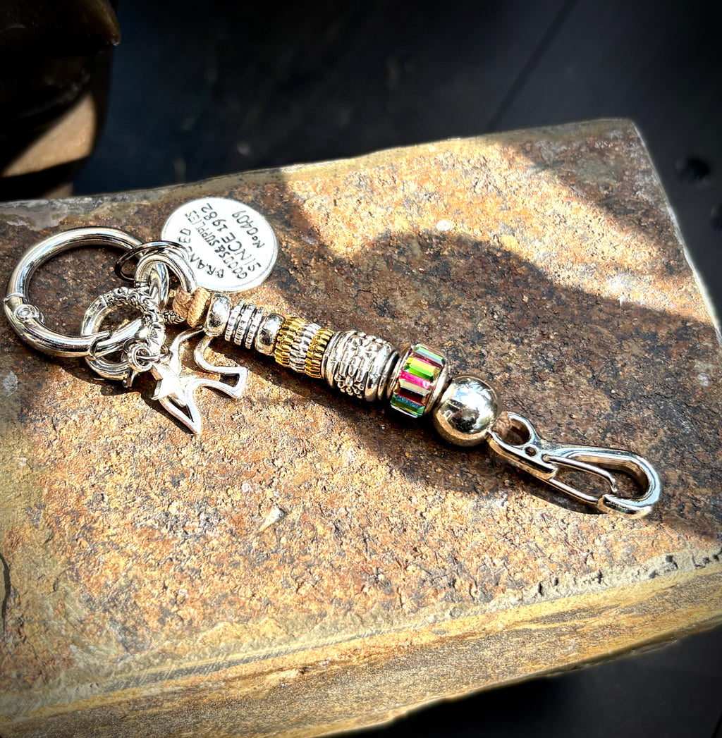 Rainbow Flyer Keychain / Charm