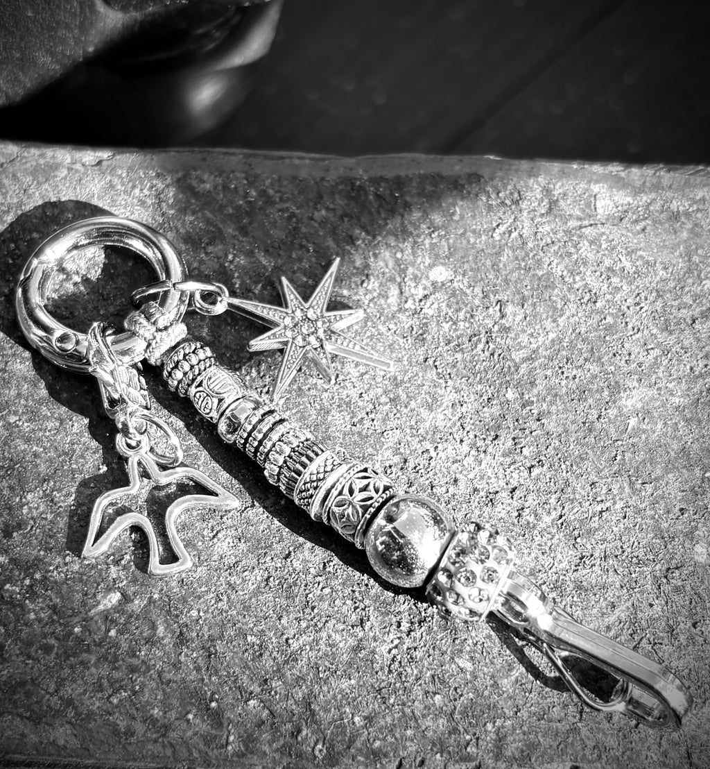 Champagne Sky Keychain / Charm