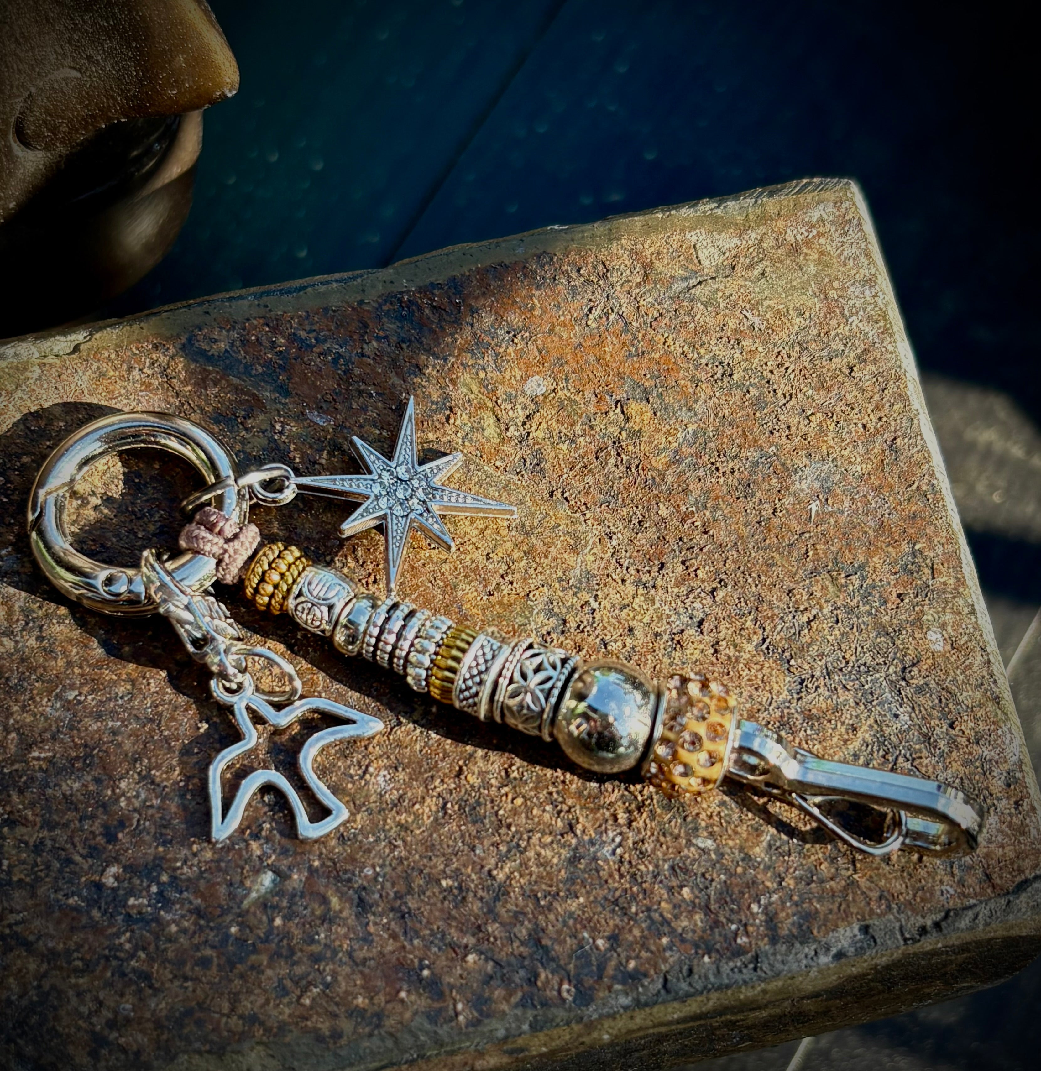 Champagne Sky Keychain / Charm