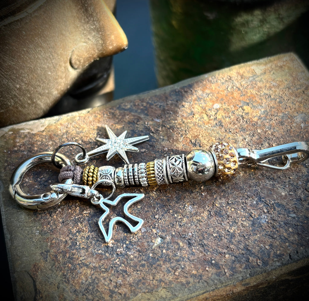 Champagne Sky Keychain / Charm