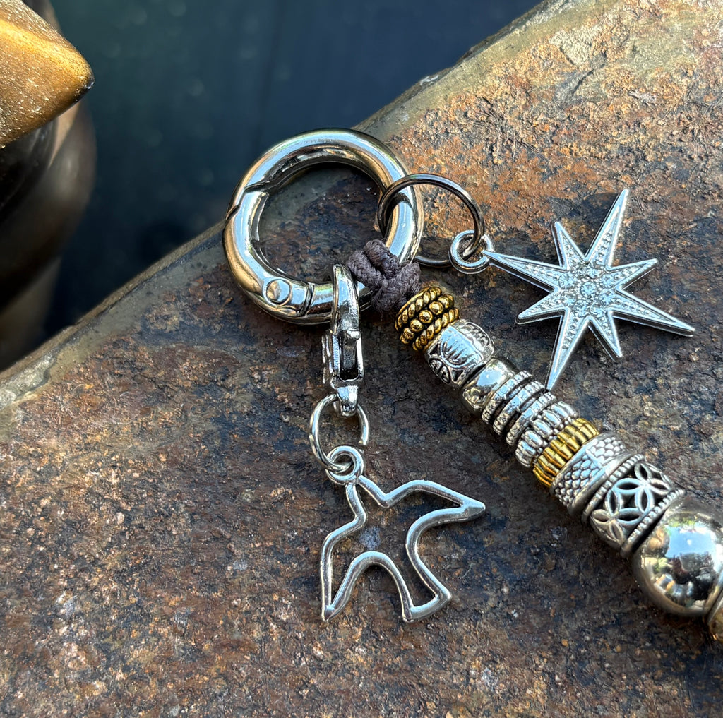 Champagne Sky Keychain / Charm