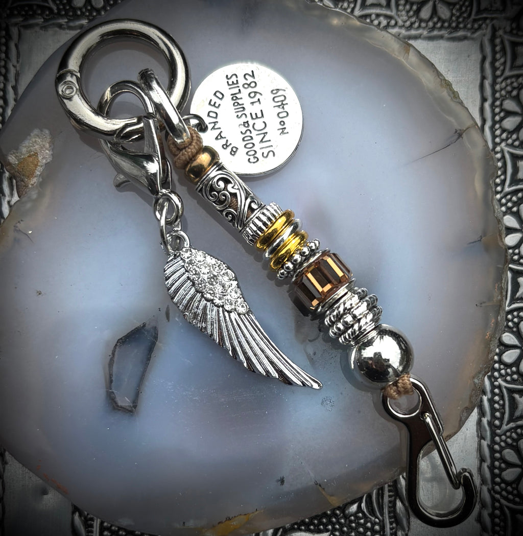 Whisky Striped Wild Keychain / Charm