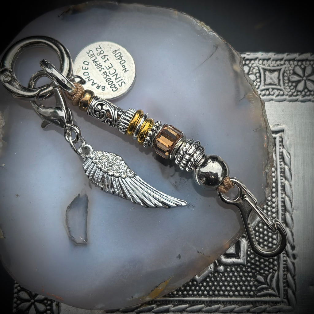 Whisky Striped Wild Keychain / Charm