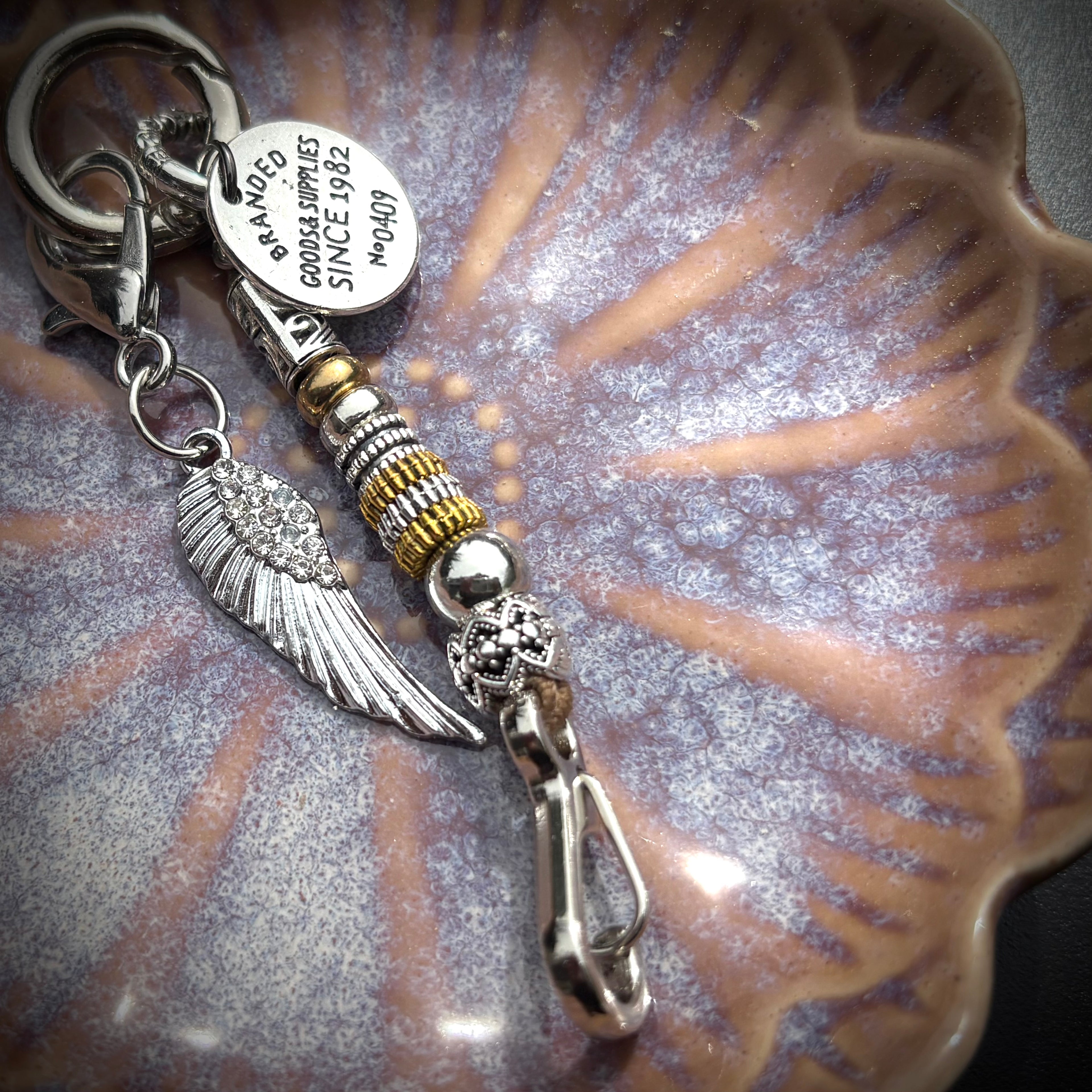 Cinnamon Winged Keychain / Charm