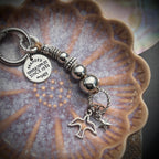 Silver Line Flyer Keychain / Charm