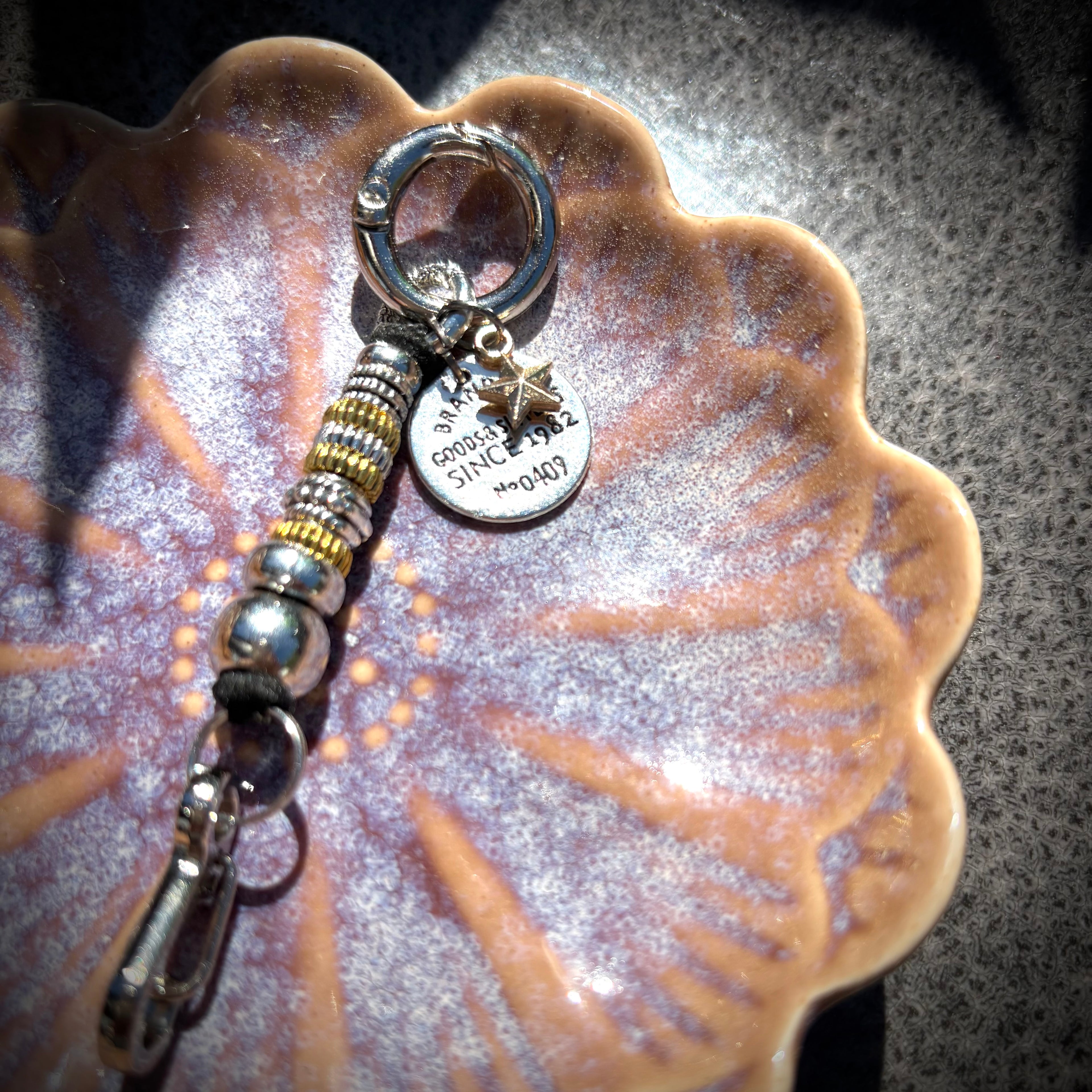 Karmic Tiger Stripe Keychain / Charm