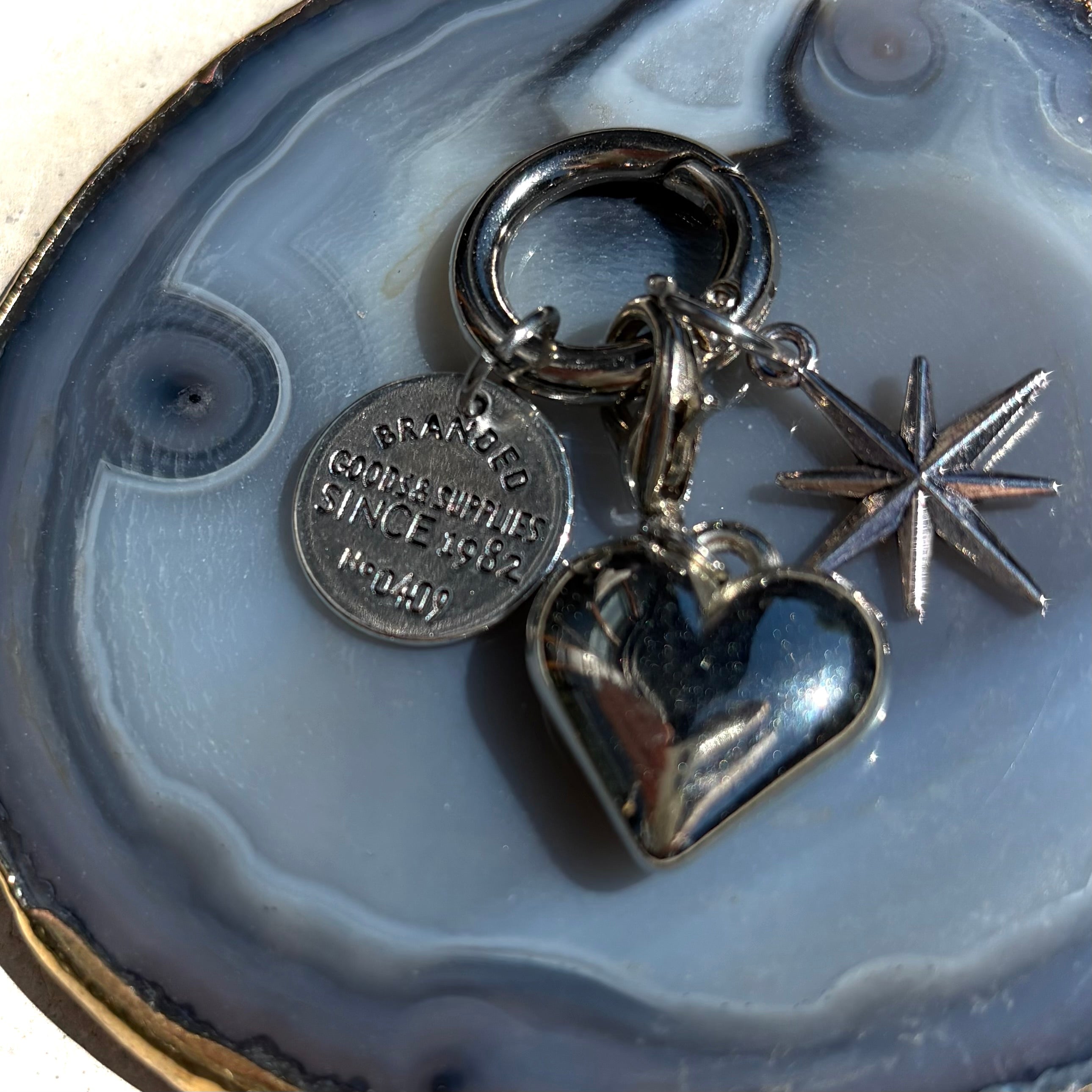 Oslo Silver Lining Keychain / Charm