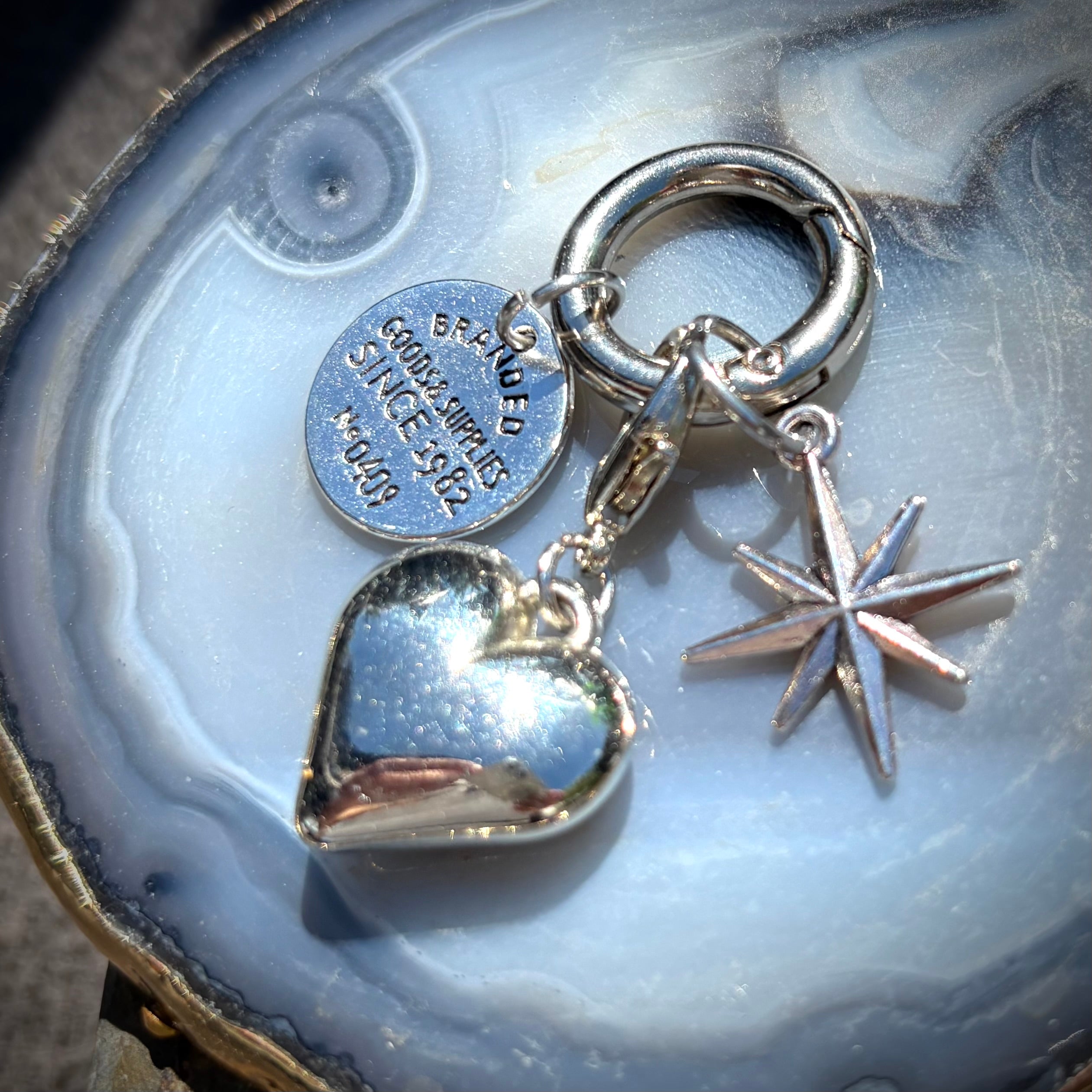 Oslo Silver Lining Keychain / Charm