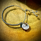 Star Girl Silver Pearl Bracelet