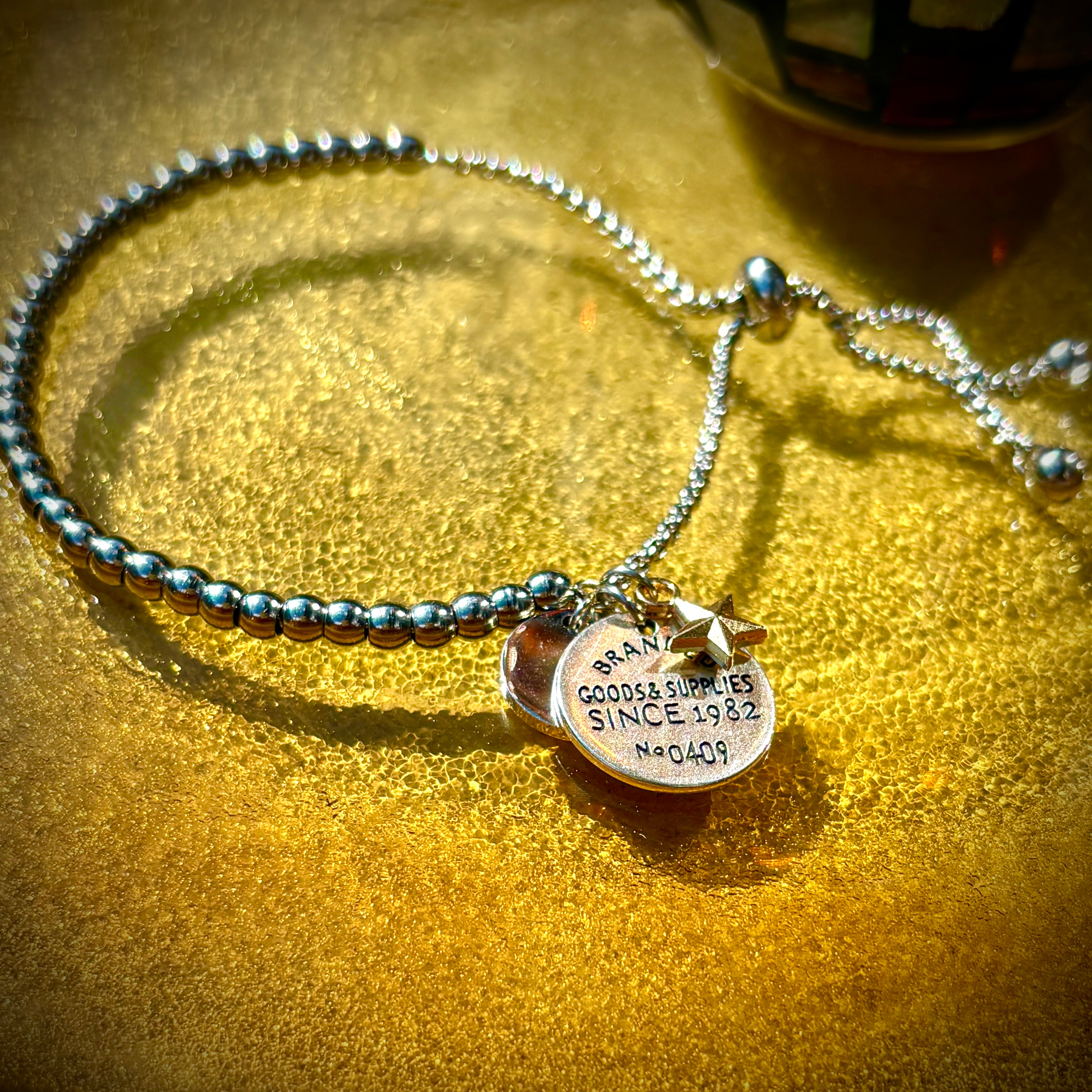 Star Girl Silver Pearl Bracelet